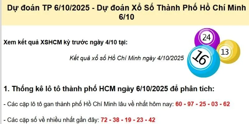 Soi cầu Hồ Chí Minh VIP như cao thủ chỉ với vài bước
